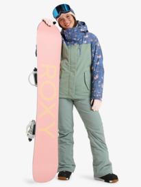 2 Roxy Jetty - Giacca da Snowboard da Donna Blue ERJTJ03482 Roxy