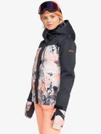 1 Roxy Jetty - Chaqueta para Nieve para Mujer Rosa ERJTJ03482 Roxy