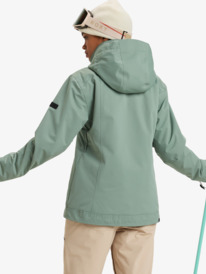 3 Billie - Snow Jacket for Women Green ERJTJ03483 Roxy