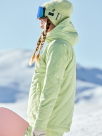 1 Radiant Lines Overhead - Giacca da Snowboard da Donna Green ERJTJ03487 Roxy