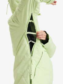 12 Radiant Lines Overhead - Chaqueta snow para mujer Verde ERJTJ03487 Roxy