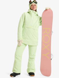 7 Radiant Lines Overhead - Snow Jacket for Women Green ERJTJ03487 Roxy