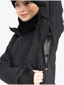 2 Radiant Lines Overhead - Veste de snow pour Femme Noir ERJTJ03487 Roxy