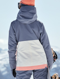 2 Shelter - Giacca da Snowboard da Donna Blue ERJTJ03488 Roxy