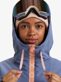 10 Shelter - Snowboardjack voor Dames Blue ERJTJ03488 Roxy