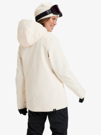 3 Shelter - Giacca da Snowboard da Donna Beige ERJTJ03488 Roxy