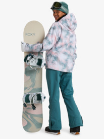 4 Roxy Jetty - Giacca da Snowboard da Donna Blue ERJTJ03492 Roxy