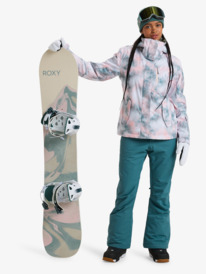 2 Roxy Jetty - Snowboardjack voor Dames Blue ERJTJ03492 Roxy