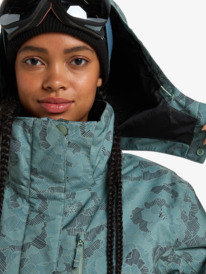 7 Roxy Jetty - Veste de snow pour Femme Vert ERJTJ03492 Roxy