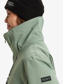 13 Presence - Veste de snow pour Femme Vert ERJTJ03493 Roxy