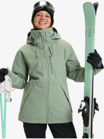 0 Presence - Snow Jacket for Women Green ERJTJ03493 Roxy