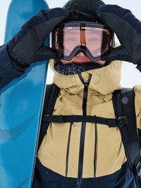 2 GORE-TEX® Stretch Purelines - Casaco técnico de snow para mulher Beige ERJTJ03506 Roxy