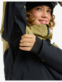 6 GORE-TEX® Stretch Purelines - Technical Snow Jacket for Women Beige ERJTJ03506 Roxy