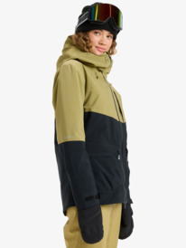 1 GORE-TEX® Stretch Purelines - Technical Snow Jacket for Women Beige ERJTJ03506 Roxy