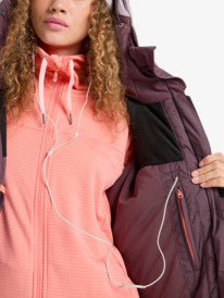 11 Luna Frost 20K - Veste de snow technique pour Femme Rouge ERJTJ03508 Roxy