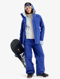2 Chloe Kim - Chaqueta técnica snow para mujer Violeta ERJTJ03511 Roxy