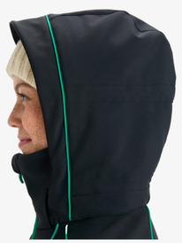 6 Peak Chic 15K - Technische Snow-Jacke mit Kapuze für Frauen Schwarz ERJTJ03512 Roxy