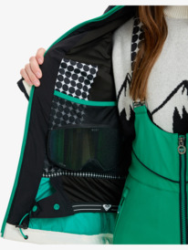 10 Peak Chic 15K - Technische Snow-Jacke mit Kapuze für Frauen Schwarz ERJTJ03512 Roxy