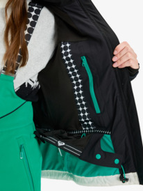 11 Peak Chic 15K - Technische Snow-Jacke mit Kapuze für Frauen Schwarz ERJTJ03512 Roxy