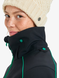 12 Peak Chic 15K - Technische Snow-Jacke mit Kapuze für Frauen Schwarz ERJTJ03512 Roxy