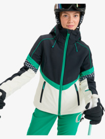0 Peak Chic 15K - Technische Snow-Jacke mit Kapuze für Frauen Schwarz ERJTJ03512 Roxy
