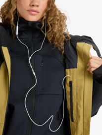 11 Wild Twist - Technical Snow Jacket for Women Black ERJTJ03513 Roxy