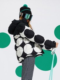 roxy, Alofted Puffy 15K - Veste de snow technique pour Femme, TRUE BLACK BIG DOTS (kvj4) 2 Alofted Puffy 15K - Veste de snow technique pour Femme Noir ERJTJ03514 Roxy
