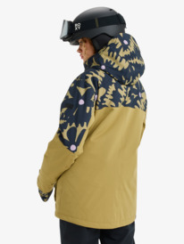 3 Stated - Technical Snow Jacket for Women Beige ERJTJ03515 Roxy