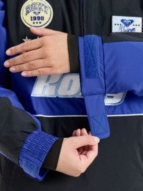 9 Chloe Kim 10K - Funktionelle Snow-Jacke mit Kapuze für Frauen Schwarz ERJTJ03516 Roxy