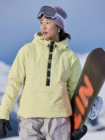0 Radiant Lines Overhead - Technical Snow Jacket for Women Yellow ERJTJ03517 Roxy