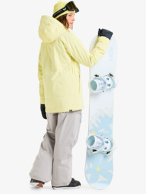 4 Radiant Lines Overhead - Technical Snow Jacket for Women Yellow ERJTJ03517 Roxy