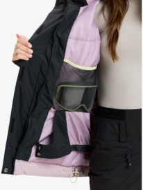 11 Respective - Technical Snow Jacket for Women Purple ERJTJ03518 Roxy