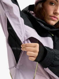 12 Respective - Technical Snow Jacket for Women Purple ERJTJ03518 Roxy