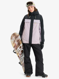 2 Respective - Technical Snow Jacket for Women Purple ERJTJ03518 Roxy