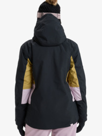 3 Stormdash 20K - Funktionelle Snow-Jacke mit Kapuze für Frauen Beige ERJTJ03520 Roxy