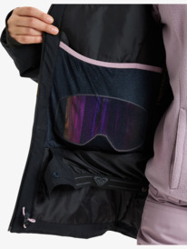 10 Stormdash 20K - Funktionelle Snow-Jacke mit Kapuze für Frauen Beige ERJTJ03520 Roxy