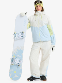 2 Cross Contour - Technical Snow Jacket for Women Blue ERJTJ03523 Roxy