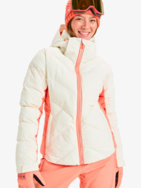 0 Snowdrift 15K - Funktionelle Snow-Jacke mit Kapuze für Frauen Weiss ERJTJ03525 Roxy