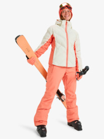 2 Snowdrift 15K - Funktionelle Snow-Jacke mit Kapuze für Frauen Weiss ERJTJ03525 Roxy