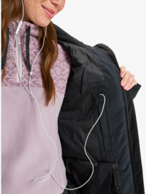 12 Free Jet Block - Technical Snow Jacket for Women Black ERJTJ03526 Roxy
