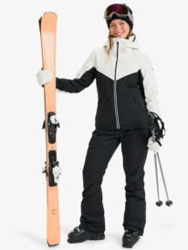 2 Free Jet Block - Technical Snow Jacket for Women Black ERJTJ03526 Roxy