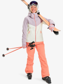 2 Free Jet Block - Technical Snow Jacket for Women Purple ERJTJ03526 Roxy