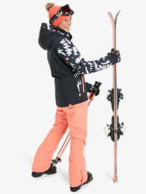 4 Free Jet 10K- Technisch Snowjack voor Dames Black ERJTJ03527 Roxy