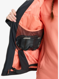 11 Free Jet 10K- Technisch Snowjack voor Dames Black ERJTJ03527 Roxy
