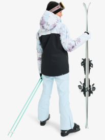 4 Roxy Jetty Block - Chaqueta técnica snow para mujer Azul ERJTJ03528 Roxy
