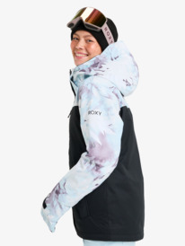 1 Roxy Jetty Block - Chaqueta técnica snow para mujer Azul ERJTJ03528 Roxy