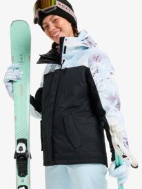 2 Roxy Jetty Block - Chaqueta técnica snow para mujer Azul ERJTJ03528 Roxy