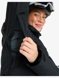 7 Brylee 10K - Funktionelle Snow-Jacke mit Kapuze für Frauen Schwarz ERJTJ03530 Roxy