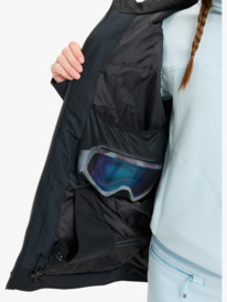 10 Brylee 10K - Funktionelle Snow-Jacke mit Kapuze für Frauen Schwarz ERJTJ03530 Roxy