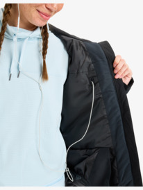 12 Brylee 10K - Funktionelle Snow-Jacke mit Kapuze für Frauen Schwarz ERJTJ03530 Roxy